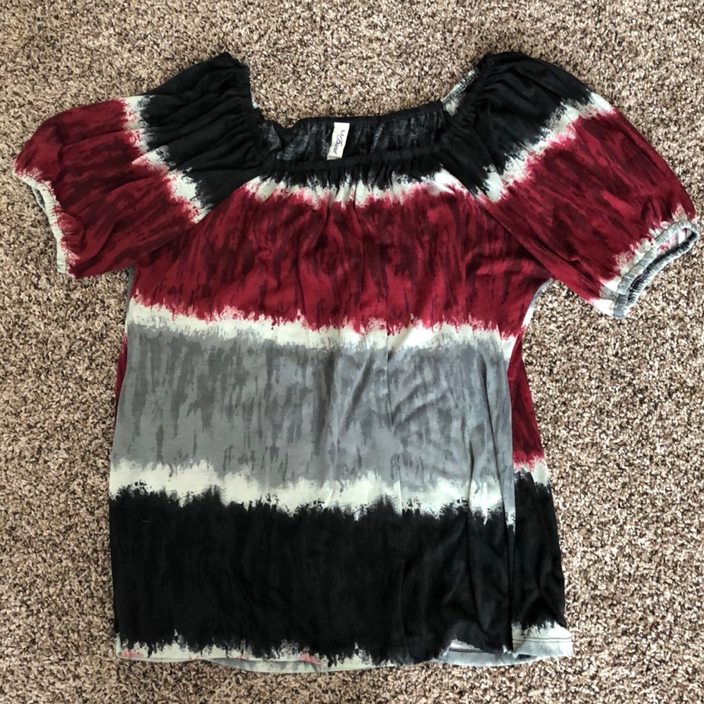 Plus size 22/24 LA BLUES striped t-shirt